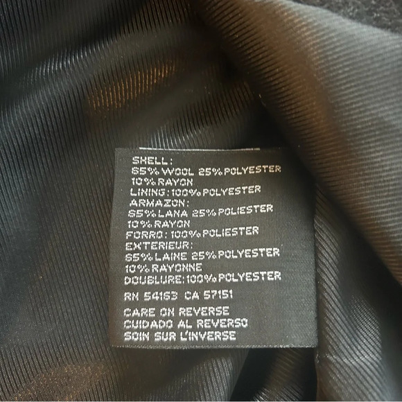 Jones New York Classic Wool Jacket Women's 12P Gray - Picture 6 of 16